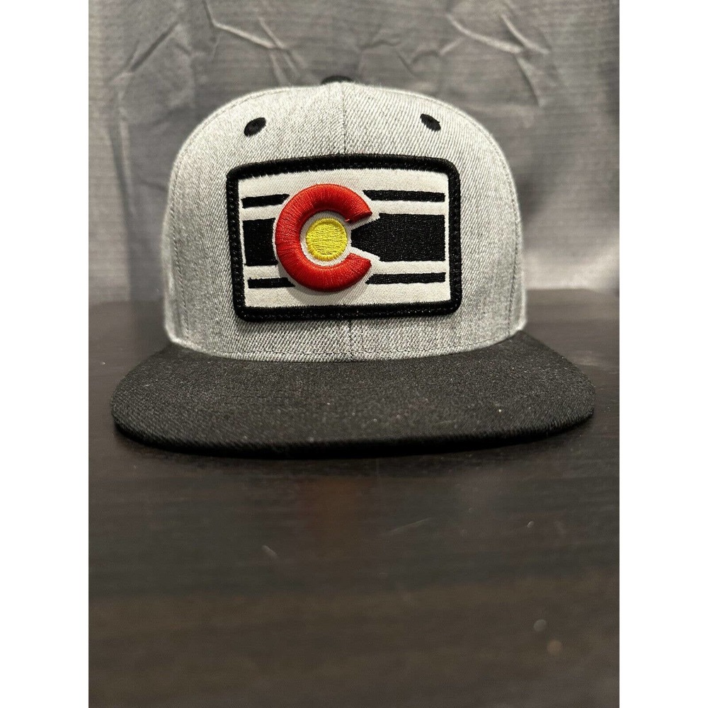 Colorado Limited Gray/Black Snapback Adjustable Hat EUC